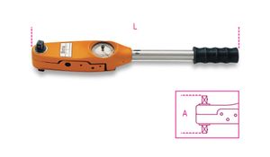 Beta Momentsleutel met meetklok. Voor rechts en linkshandig vastdraaien. Torsie nauwkeurigheid: ±4% 594/8 - 005940011