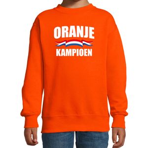 Oranje fan sweater / kleding Holland oranje kampioen EK/ WK voor kinderen 142/152 (11-12 jaar)  -