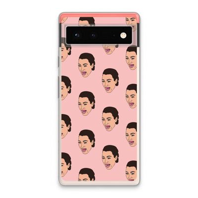 Ugly Cry Call: Google Pixel 6 Transparant Hoesje