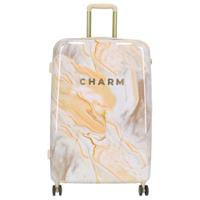 Charm Londen Travel Trolley L CREME