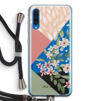 Sweet heaven geometrics: Samsung Galaxy A50 Transparant Hoesje met koord