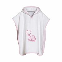 Playshoes badponcho olifant roze Maat