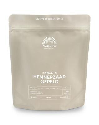 Mattisson Absolute hemp seeds hulled hennepzaad gepeld bio