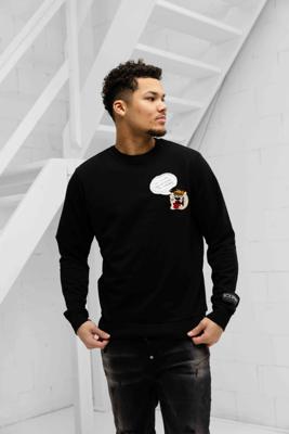 Iceberg 5C Felpa Logo Sweater Heren Zwart - Maat M - Kleur: Zwart | Soccerfanshop