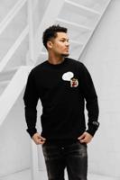 Iceberg 5C Felpa Logo Sweater Heren Zwart - Maat S - Kleur: Zwart | Soccerfanshop
