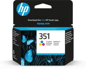 HP 351 originele drie-kleuren inktcartridge