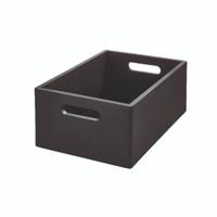 iDesign - Opbergbox met Handgrepen, 25.5 x 38 x 15 cm, Paulownia Hout,