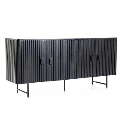Dressoir Remi 4-drs zwart