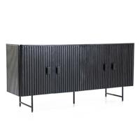Dressoir Remi 4-drs zwart