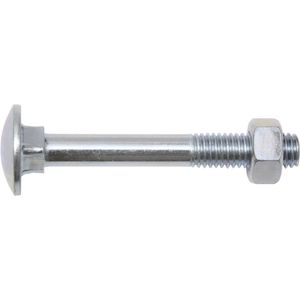 SWG 223 8 60 67 Slotschroef 8 mm 60 mm Vierkant DIN 603 Staal Verzinkt 25 stuk(s)