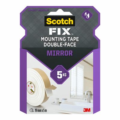 Dubbelzijdig plakband Scotch 19 mm x 5 m Transparant Spiegels