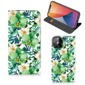 iPhone 12 Pro Max Smart Cover Orchidee Groen