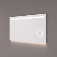 Hipp Design 6000 spiegel met LED verlichting, vergrootglas en spiegelverwarming 140x70cm