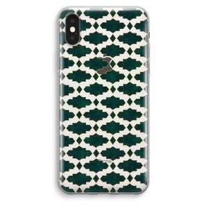 Moroccan tiles: iPhone XS Max Transparant Hoesje