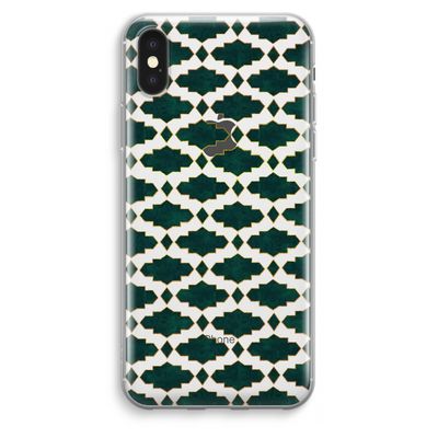 Moroccan tiles: iPhone XS Max Transparant Hoesje