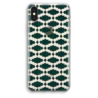 Moroccan tiles: iPhone XS Max Transparant Hoesje