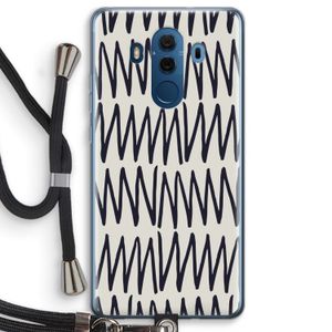 Marrakech Zigzag: Huawei Mate 10 Pro Transparant Hoesje met koord