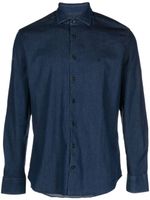 Hackett Denim overhemd - Blauw - thumbnail