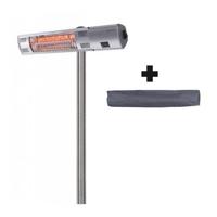 Sunred - COMBIDEAL - Heater & Hoes - Ultra lijn - Zilver - Staand