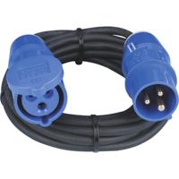 REV 0577710555 Stroom Verlengkabel 16 A Zwart 5.00 m H05RR-F 3G 1,5 mm²