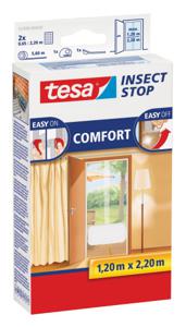 tesa COMFORT Vliegenhor voor deur (b x h) 1200 mm x 2500 mm Wit 1 stuk(s)