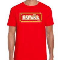 Verkleed T-shirt voor heren - Spanje - rood - voetbal supporter - themafeest