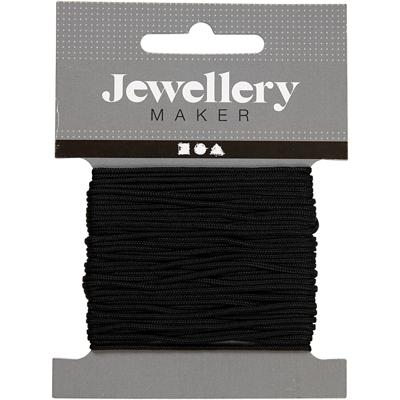 Creativ Company Macramé koord, dikte 1 mm, zwart, 10 m/ 1 rol