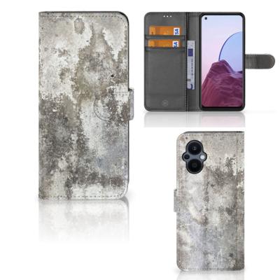 OPPO Reno 8 Lite | OnePlus Nord N20 | Bookcase | Beton Print