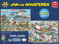 Jan van Haasteren Traffic Chaos & By Air Land and Sea 2x1000pcs - thumbnail