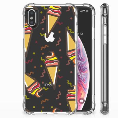 Apple iPhone Xs Max Beschermhoes Icecream Apple iPhone Xs Max Beschermhoes Icecream
