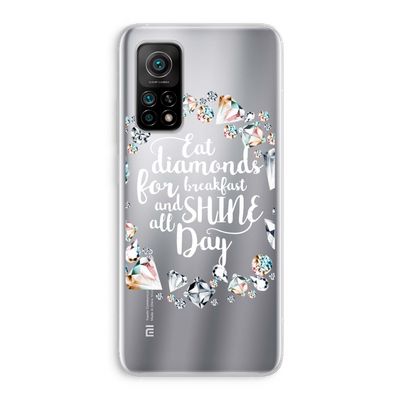 Diamonds: Xiaomi Mi 10T 5G Transparant Hoesje