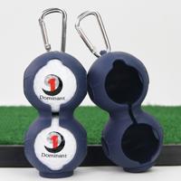 2 stks Golf siliconen dubbele bal beschermende Sleeve (donkerblauw)