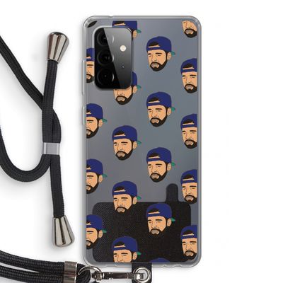 Drake Away: Samsung Galaxy A72 5G Transparant Hoesje met koord