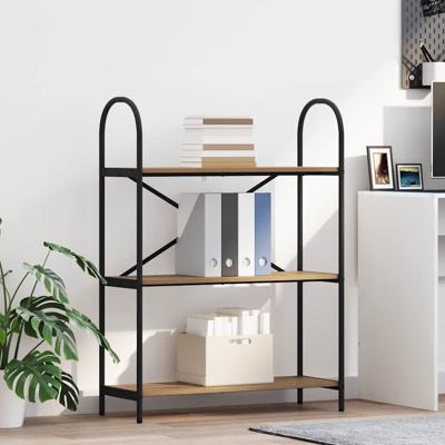 Boekenkast artisanaal eikenkleurig 80 x 30 x 109 cm