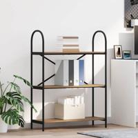 Boekenkast artisanaal eikenkleurig 80 x 30 x 109 cm