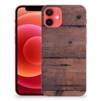 iPhone 12 Mini | Bumper Hoesje | Old Wood