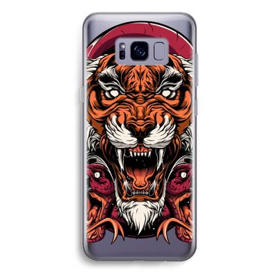 Tiger and Rattlesnakes: Samsung Galaxy S8 Plus Transparant Hoesje