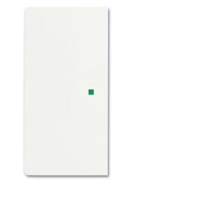 Busch-Jaeger 2CKA006220A0486 Afdekking 2-voudig free@home Wit, Verkeerswit 1 stuk(s)