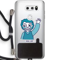 Zwaai: LG V30 Transparant Hoesje met koord
