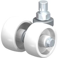 Blickle LD-PO 60G Dubbel zwenkwiel Wieldiameter: 60 mm Draagvermogen (max.): 250 kg 1 stuk(s)