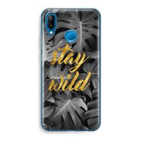 Stay wild: Huawei P20 Lite Transparant Hoesje