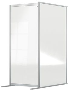 Scheidingswand uitbreidingspaneel Nobo Modulair transparant acryl 800x1800mm