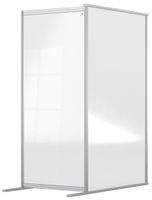 Scheidingswand uitbreidingspaneel Nobo Modulair transparant acryl 800x1800mm - thumbnail