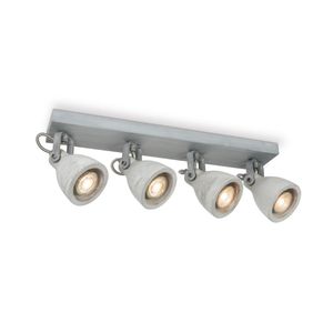 Home sweet home LED opbouwspot Vedi 4 lichts ↔ 48 cm - betongrijs