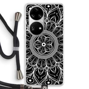 Roses Are Red: Huawei P50 Pro Transparant Hoesje met koord
