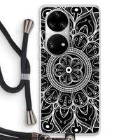Roses Are Red: Huawei P50 Pro Transparant Hoesje met koord