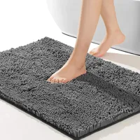 PlushPad Luxe Chenille Badmat - Antislip & Superzacht - Voor Ultiem Comfort in de Badkamer