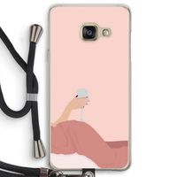 Wine: Samsung Galaxy A3 (2016) Transparant Hoesje met koord