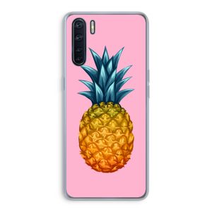 Grote ananas: Oppo A91 Transparant Hoesje