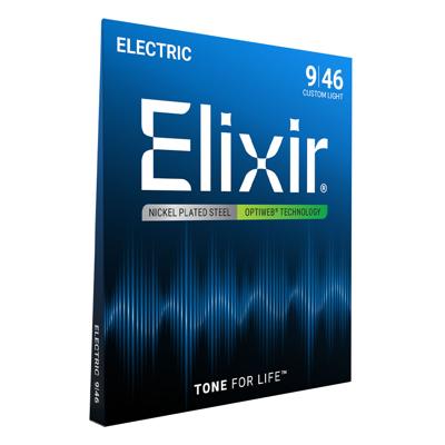 Elixir 19027 Optiweb Snaren voor Elektrische Gitaar (9-46) Elixir 19027 Optiweb Snaren voor Elektrische Gitaar (9-46)